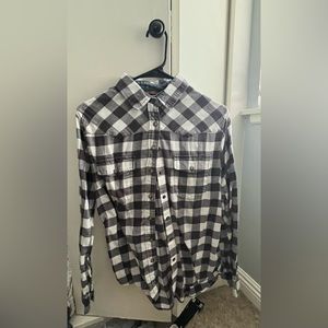 Black and White flannel
